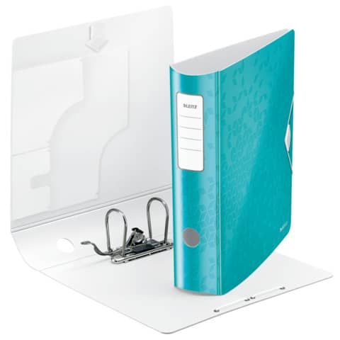 LEITZ Qualitäts-Ordner Active WOW, A4, 82mm, PP, eisblau