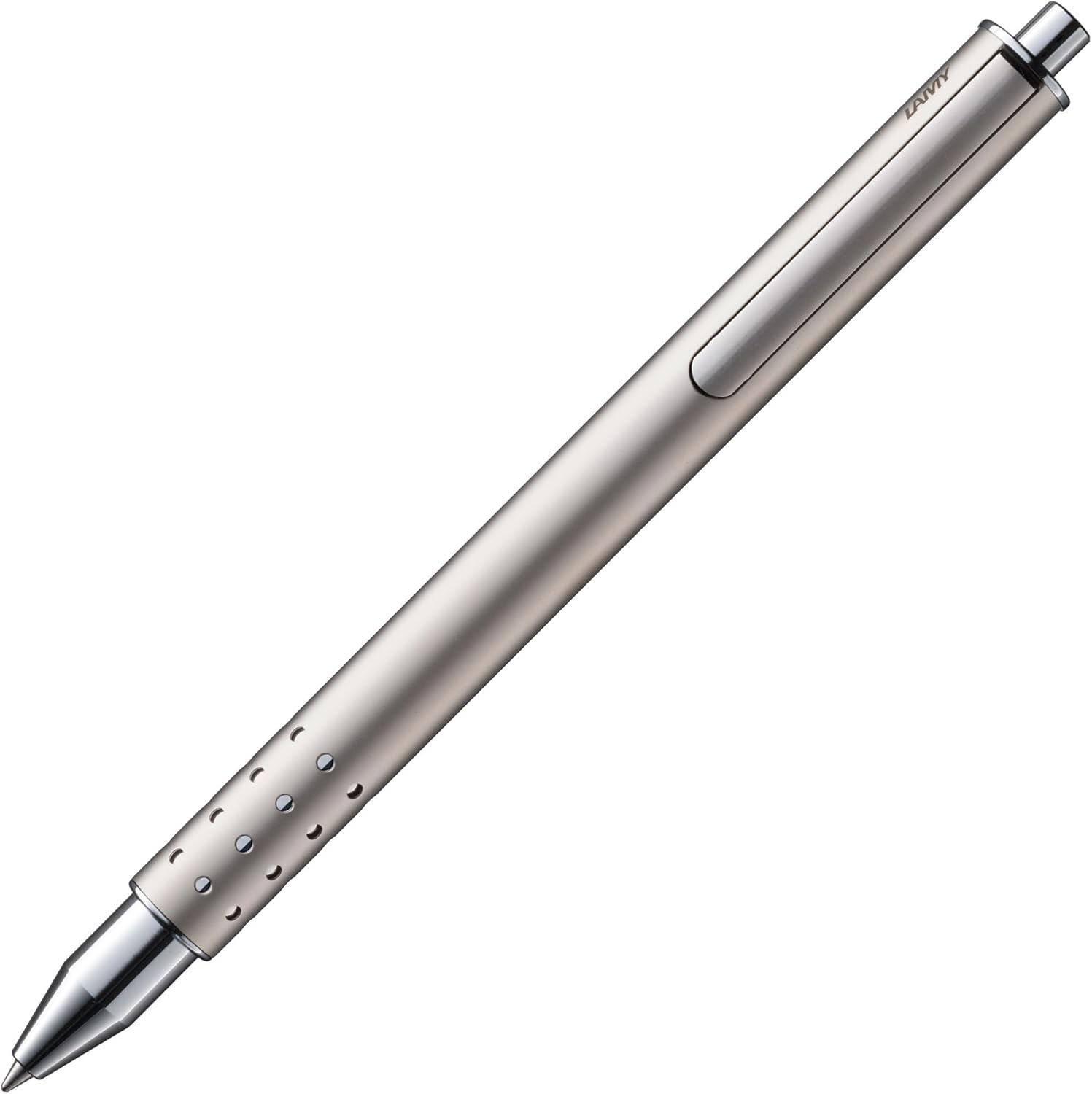 Lamy swift Tintenroller mit flüssigem Schreibgefühl - Edelstahlgehäuse - Strichbreite B, inkl. Mine