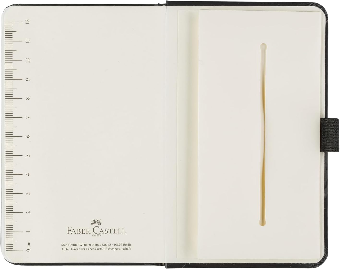 Faber-Castell - Notizbuch DIN A6 schwarz, kariert, 100 g/m², 194 Seiten FSC-Mix Papier, 90 x 140 mm