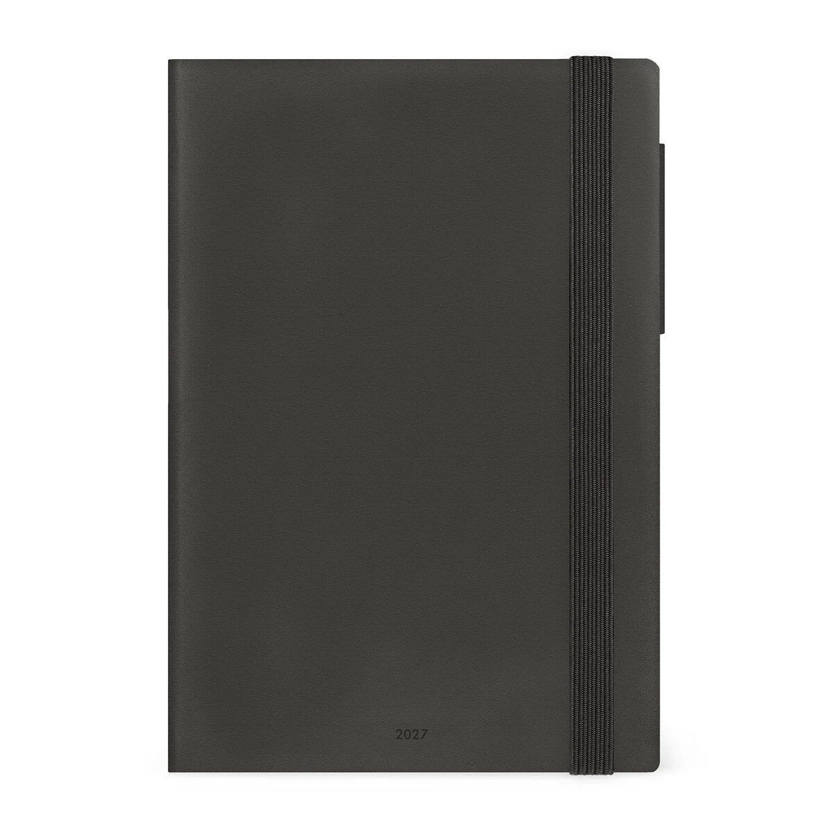 Legami Medium Weekly Diary mit Notizbuch „Black Suit“ – 2028