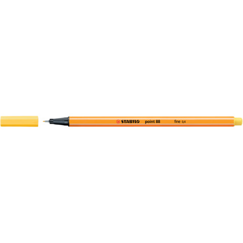 STABILO Fineliner point 88, 88/44, 0,4 mm, Farbe: Gelb