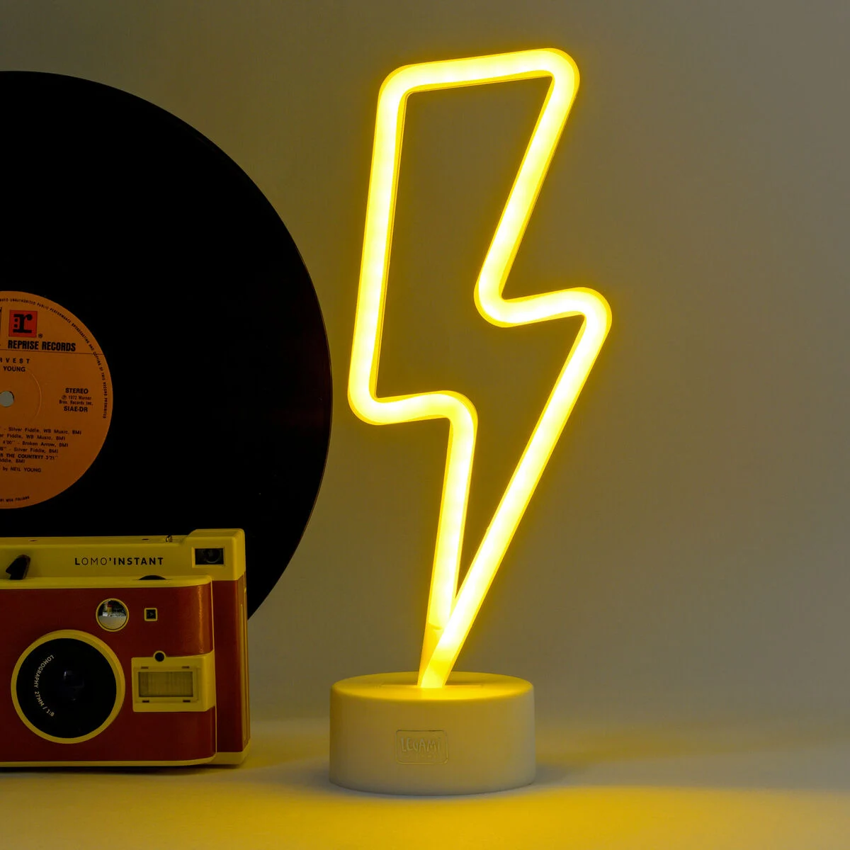 Legami LED Lampe mit Neoneffekt - Blitz - It´s a Sign