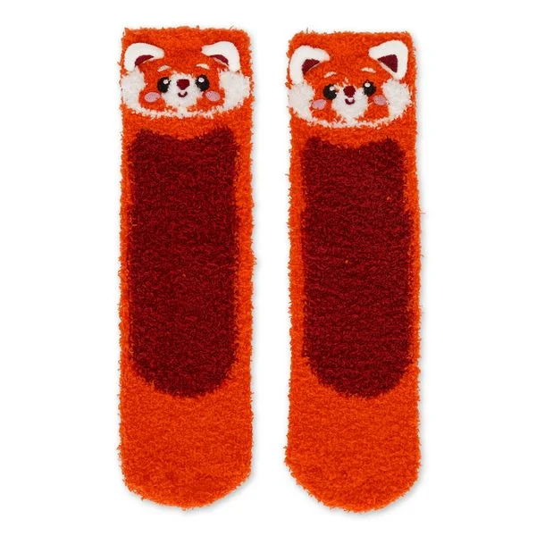Legami Rutschfeste Socken für Kinder - Roter Panda
