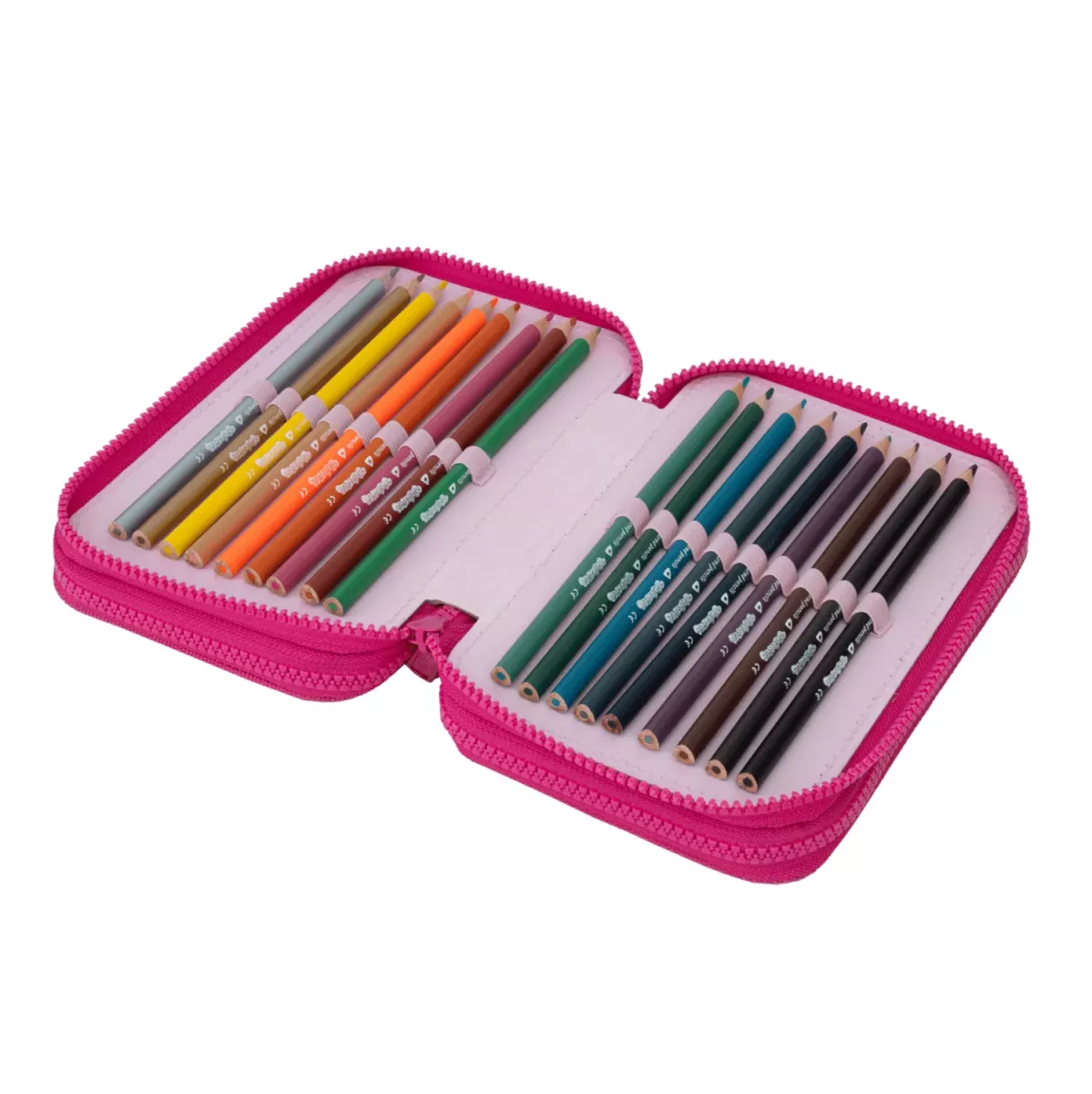 Coolpack JUMPER 3 gefülltes Etui Hello Kitty Sweet Leopard – 3 Fächer, 48-teilig