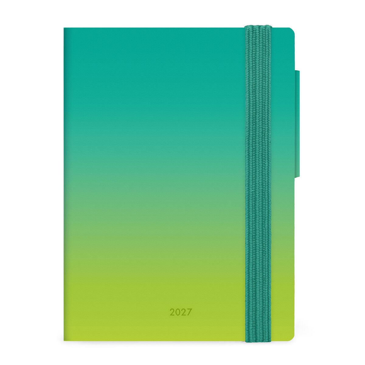 Legami 12-Monat small 2-Tagesbuch 2027 - Shades of Green