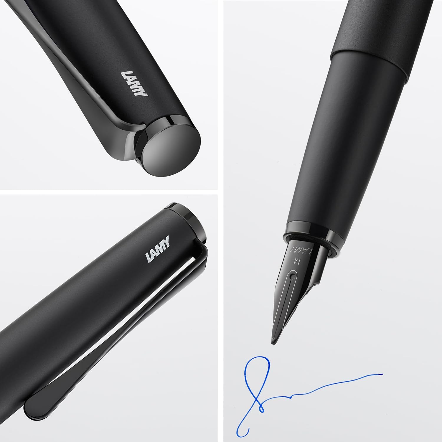 Lamy Studio 066 Füllfederhalter - LX All-Black - Feder: B - inkl. Tintenpatrone