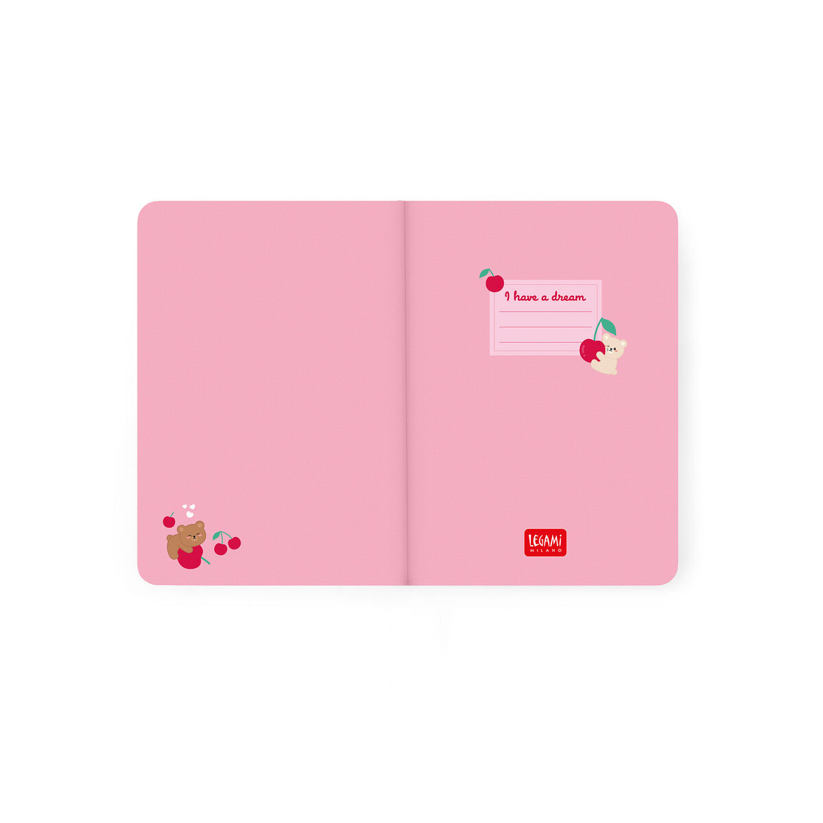 Legami 16-Monats Wochenplaner 2027 - Pink Teddy Bear - Small