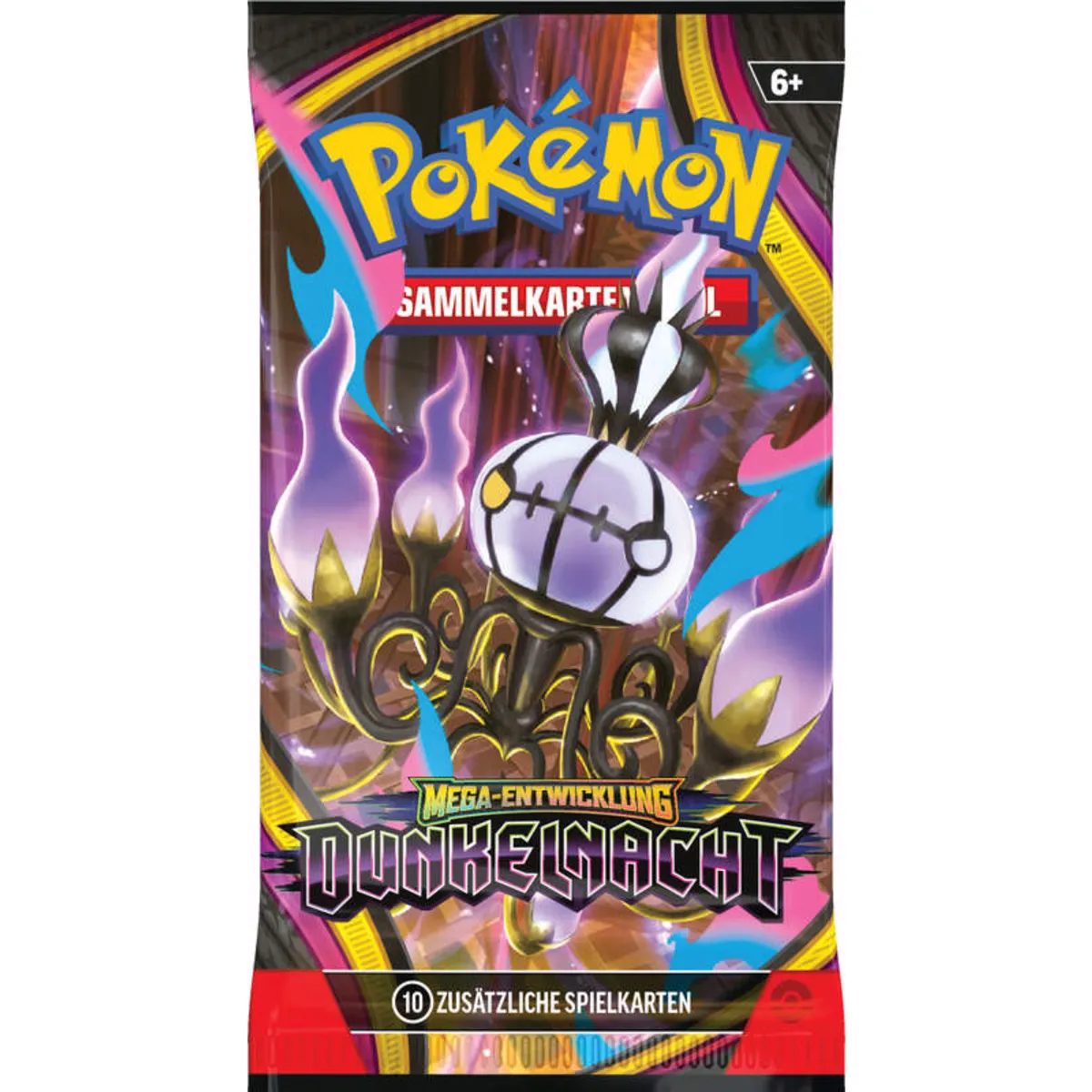 Pokemon Mega-Entwicklung: Dunkelnacht Boosterpack Deutsch - sortierte Lieferung