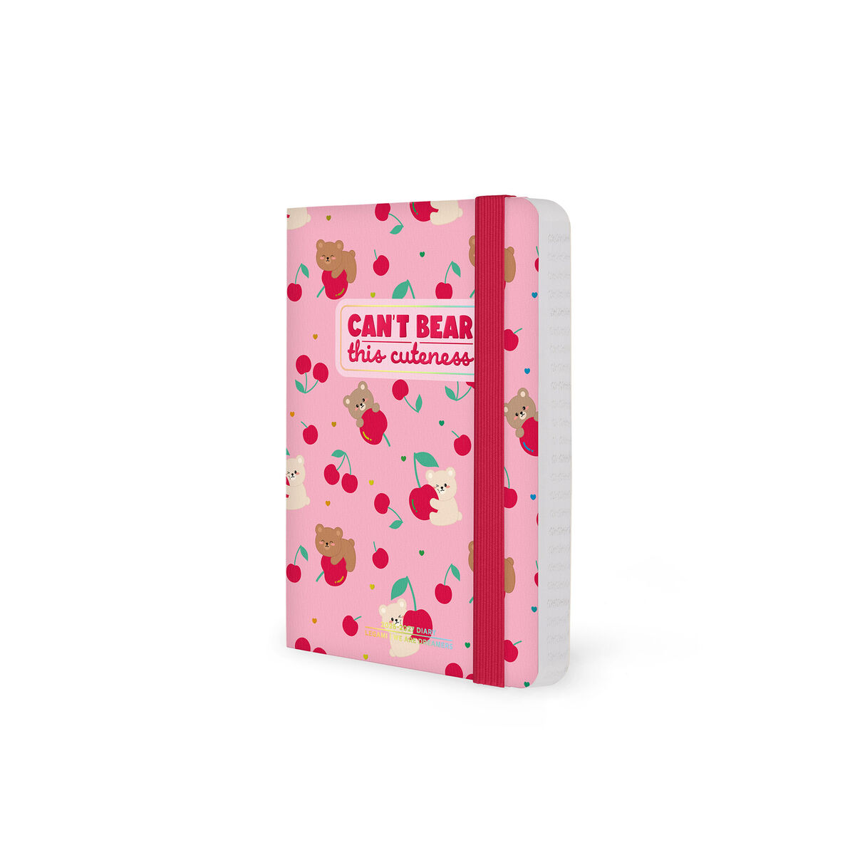 Legami 16-Monats Wochenplaner 2027 - Pink Teddy Bear - Small