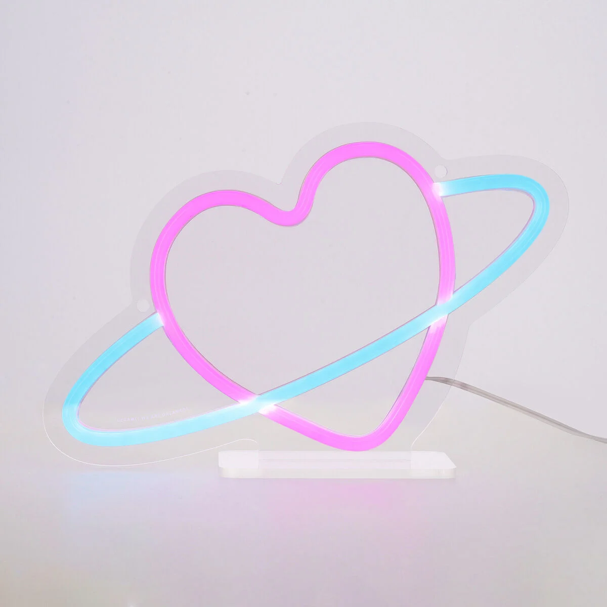 Legami LED Lampe mit Neoneffekt - Planet Heart - It´s a Sign