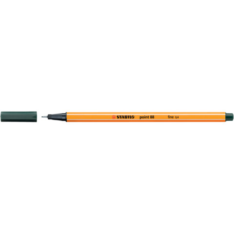 STABILO Fineliner point 88, 88/63, 0,4 mm, Farbe: Olivgrün