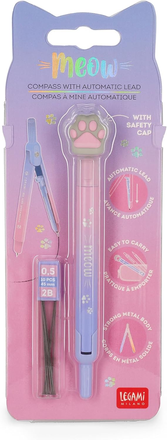Legami Zirkel mit automatischer Mine - Meow