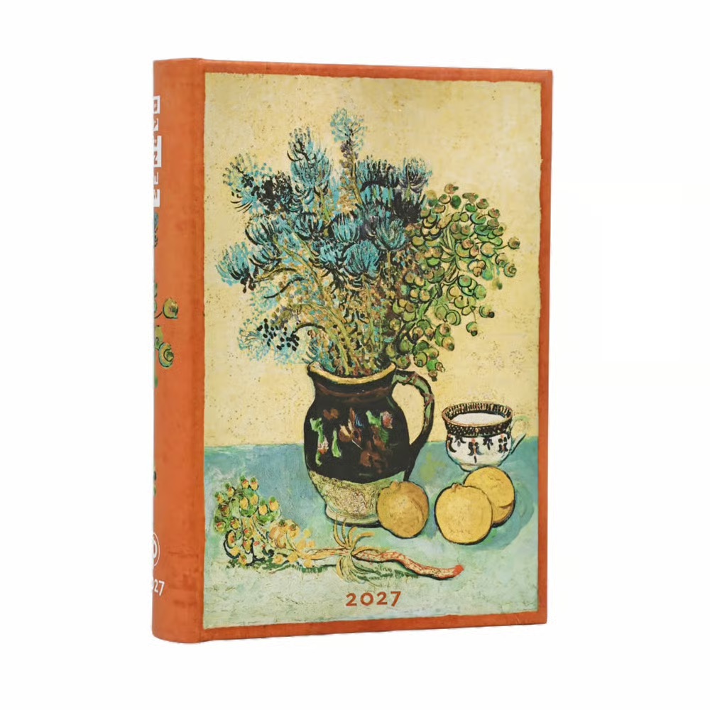 Paperblanks 2027 Van Goghs Stillleben Hardcover Mini Tagesüberblick 12-Monatskalender