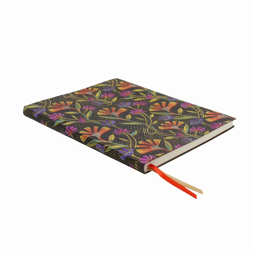 Paperblanks 2027 Wildblumen Softcover Ultra Vertikal 12-Monatskalender