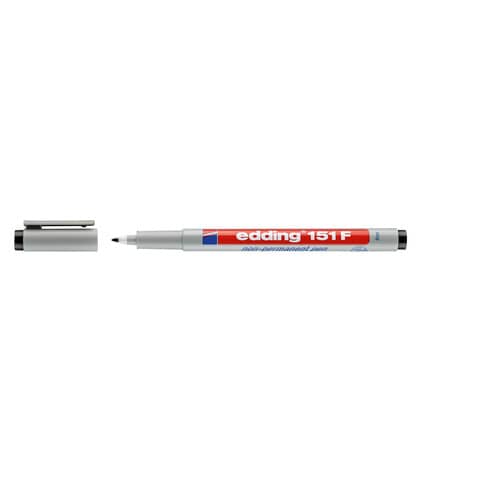 edding Folienstift 151F non-permanent, 0,6mm, schwarz