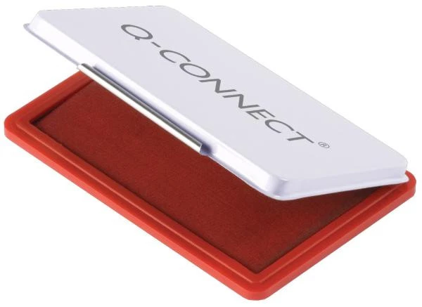 Q-Connect Stempelkissen Gr. 3 (9x5,5cm) - rot