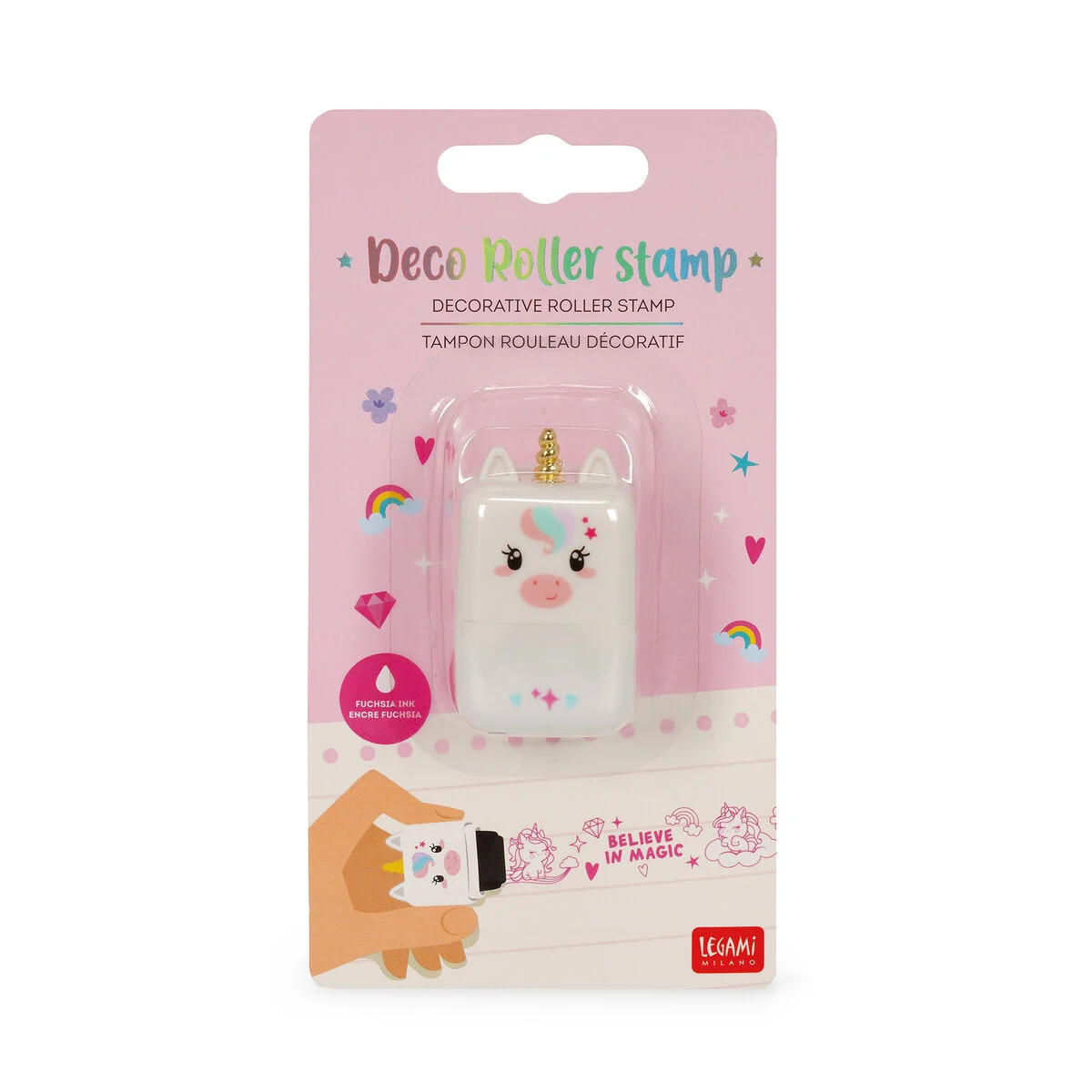 Legami - Deko Rollstempel - Einhorn