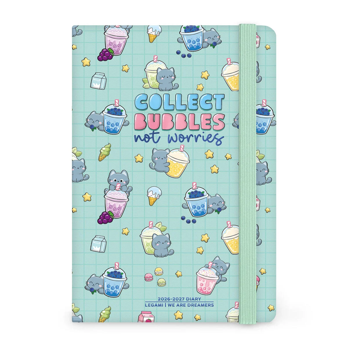 LEGAMI 16-Monats Tagesplaner 2027 - Bubble Tea Kitty - Medium