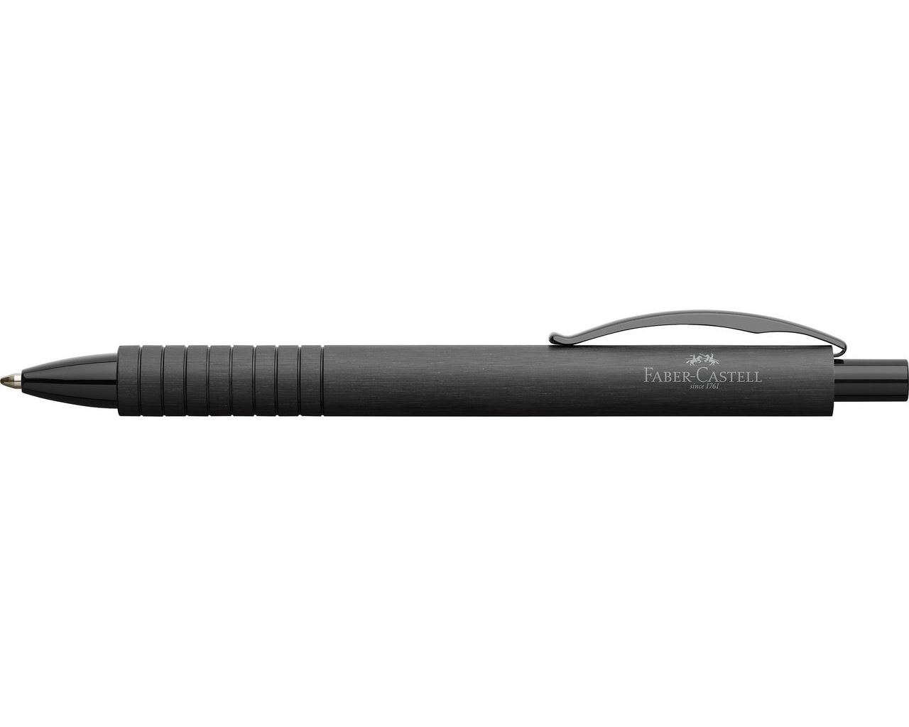 Faber-Castell Kugelschreiber - Essentio Aluminium - schwarz