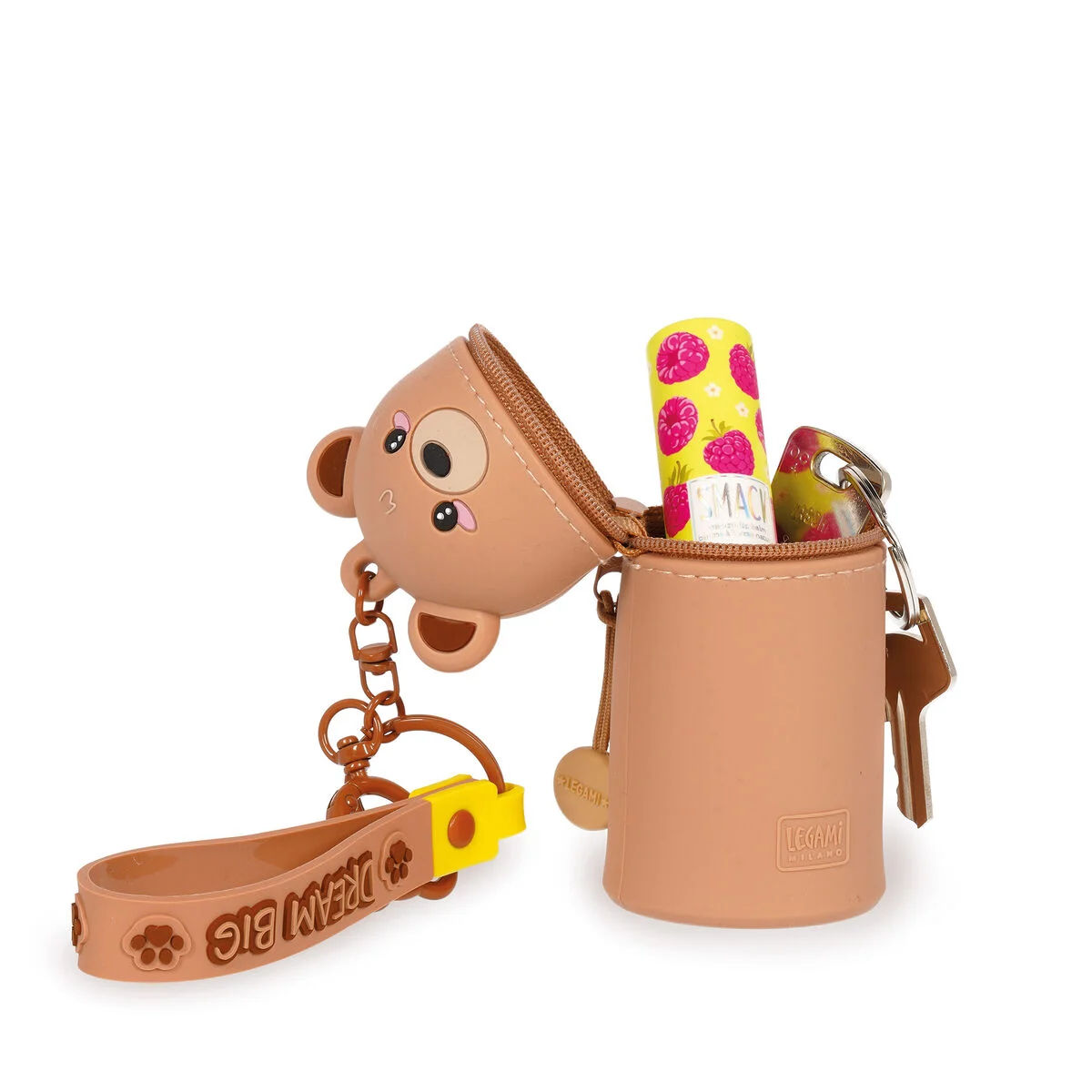 Legami Münztasche mit Schlüsselanhänger - Mini Kawaii - Teddy
