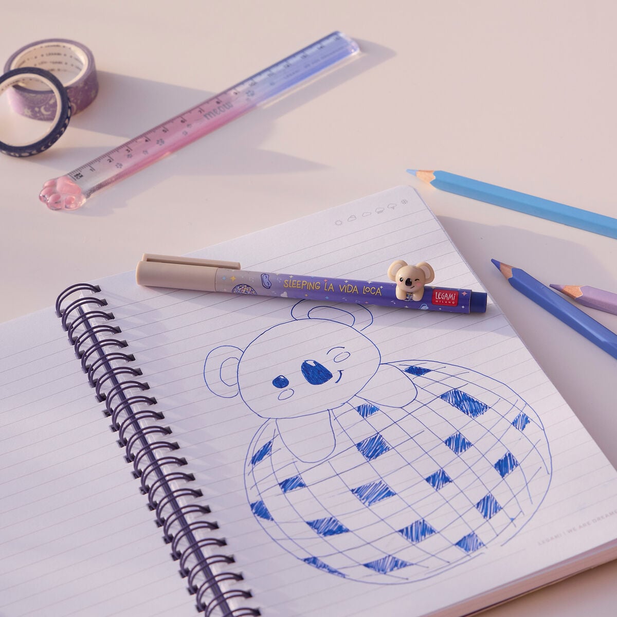 Legami Lovely Friends Gelstift - Koala "Sleeping la Vida Loca"