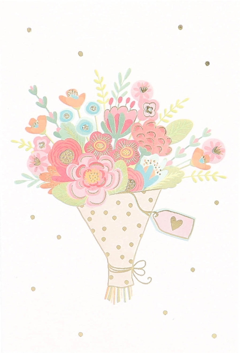 C'est la Vie Medikarten 018 - ohne Text - Blumenstrauß