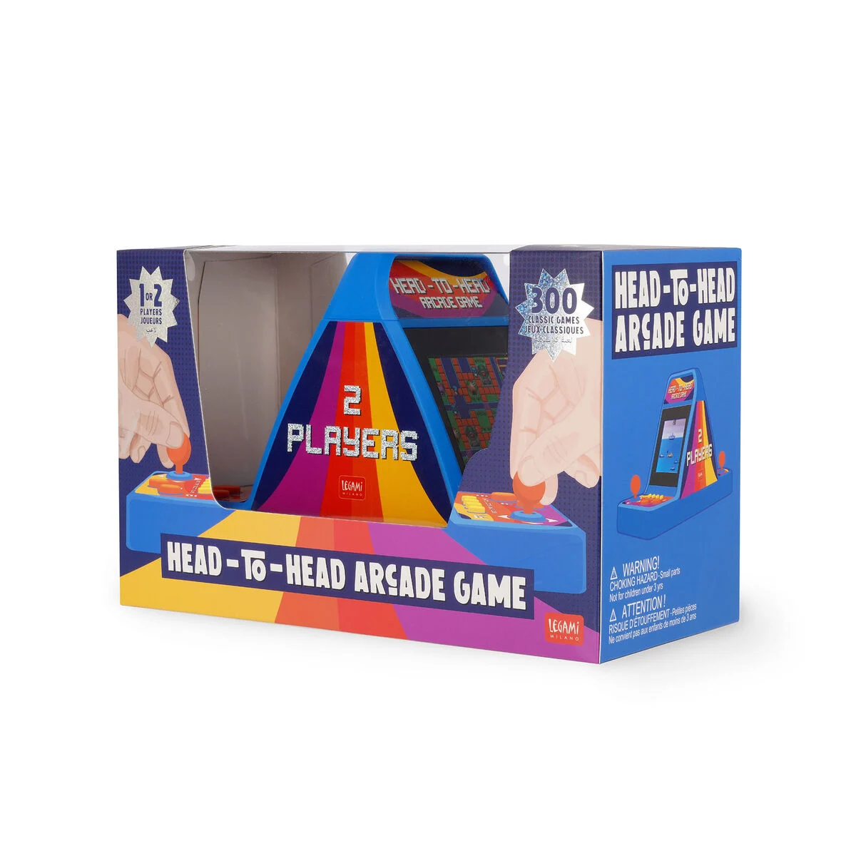 Legami Mini-Arcade-Videospiel für zwei Spieler