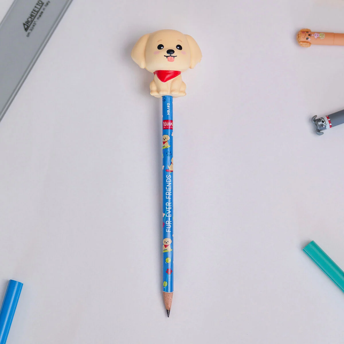 Legami Squeezies Anti-Stress Bleistift HB - Fur-ever Friends