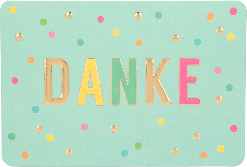 Kunterbunt Medikarten 010 -  DANKE