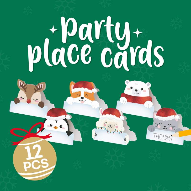 Legami party place cards - Weihnachtliche Platzkarten