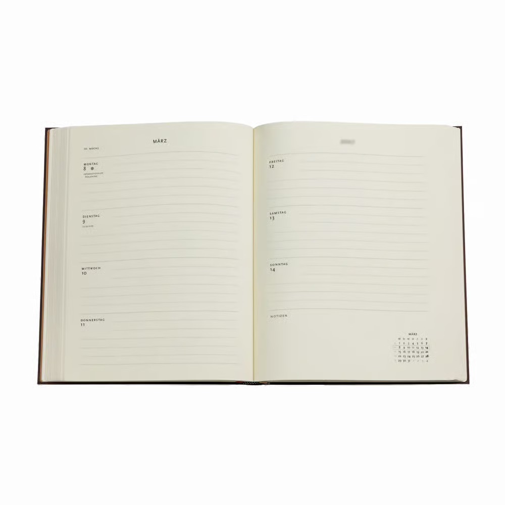Paperblanks 2027 Leila Hardcover Ultra Horizontal 12-Monatskalender