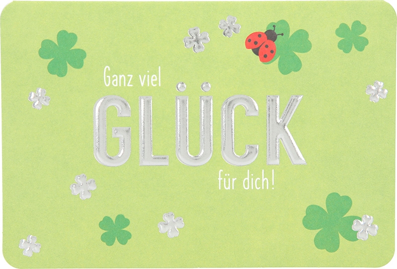 Kunterbunt Medikarten 003 - Ganz viel GLÜCK für dich!