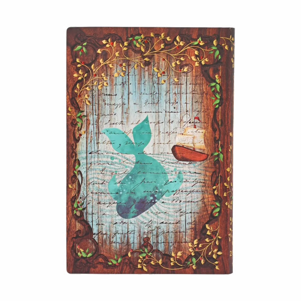Paperblanks 2027 Carlo Collodi, Pinocchio Softcover Mini Horizontal 12-Monatskalender