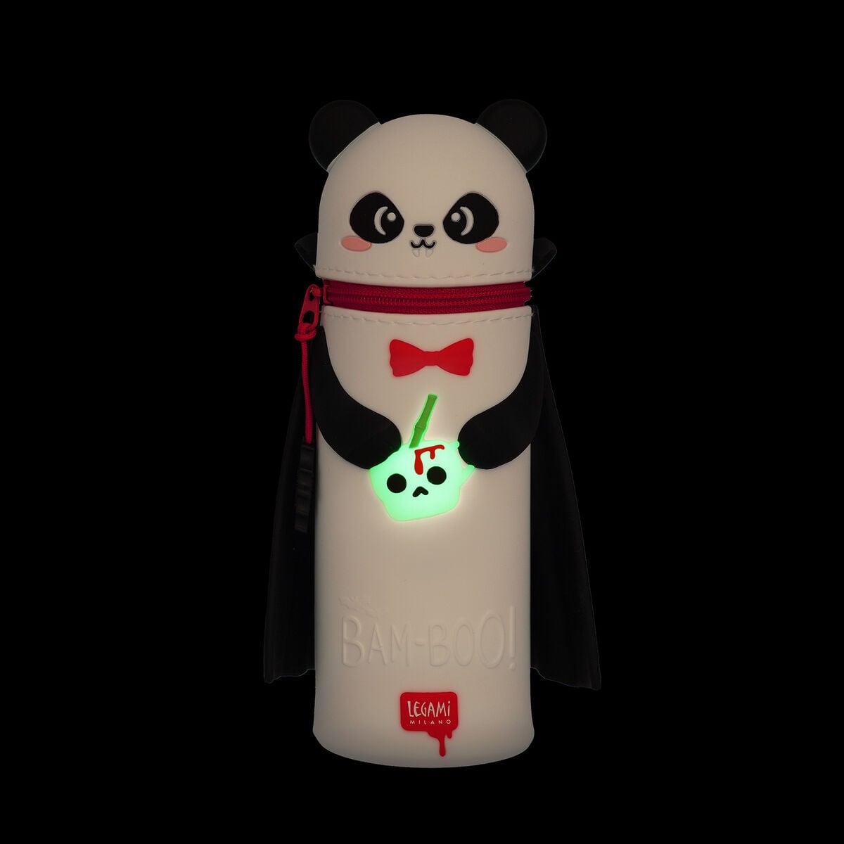Legami Kawaii - Panda Bam-Boo - 2-in-1-Federmäppchen aus Silikon