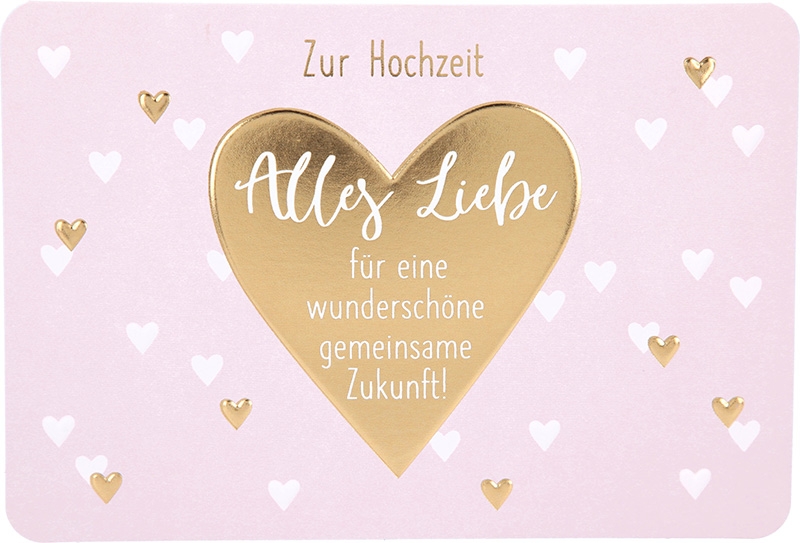 Kunterbunt Klappkarte 001 - Zur Hochzeit Alles Liebe für eine... Kunterbunt Klappkarte 001 - Zur Hochzeit Alles Liebe für eine...