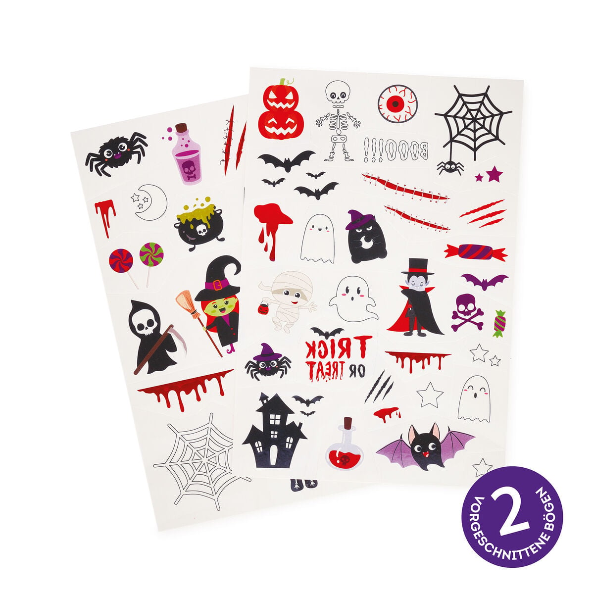 Legami Abziehtattoos - Halloween