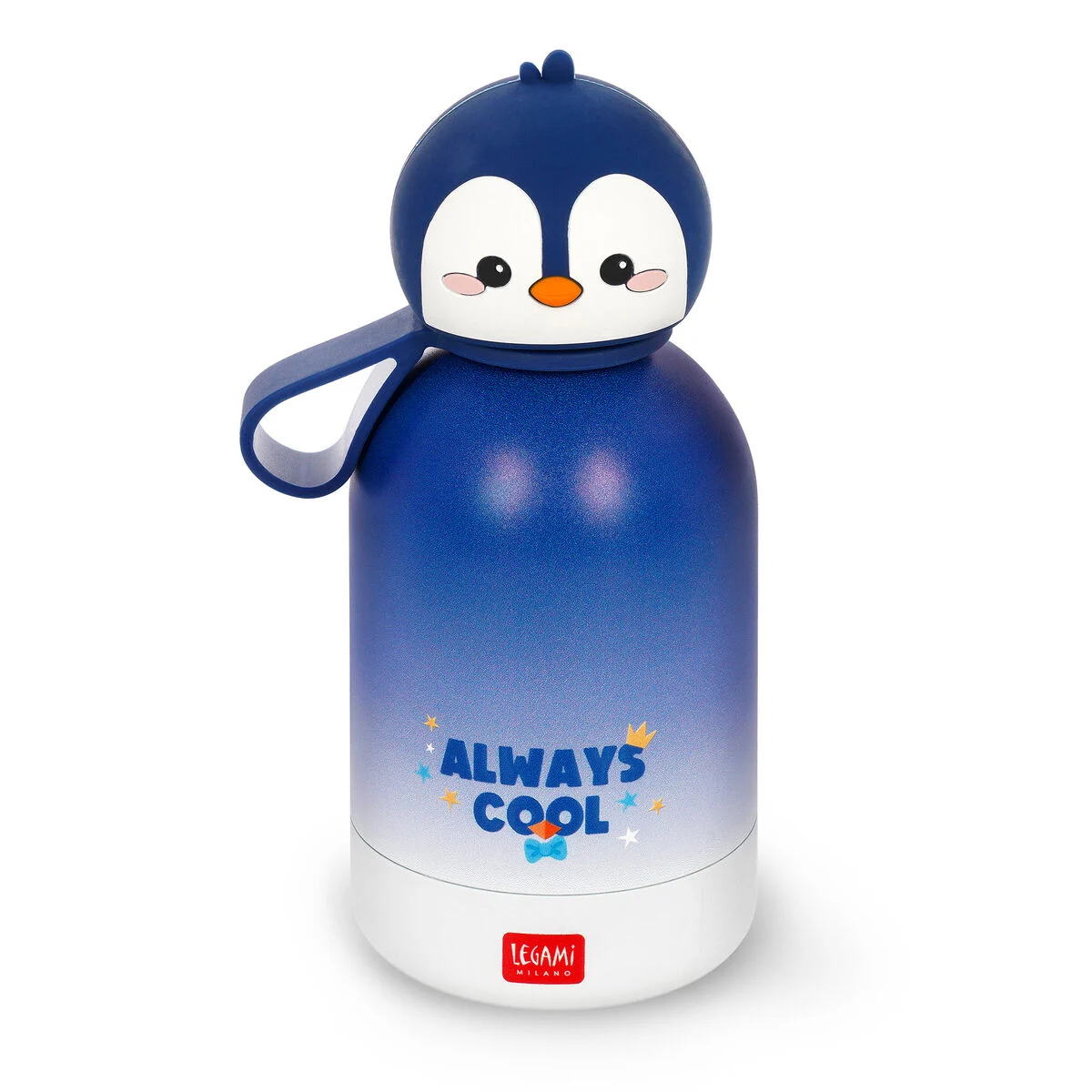 Legami Trinkflasche - Pinguin - für Kinder - Hot&Cold BFF