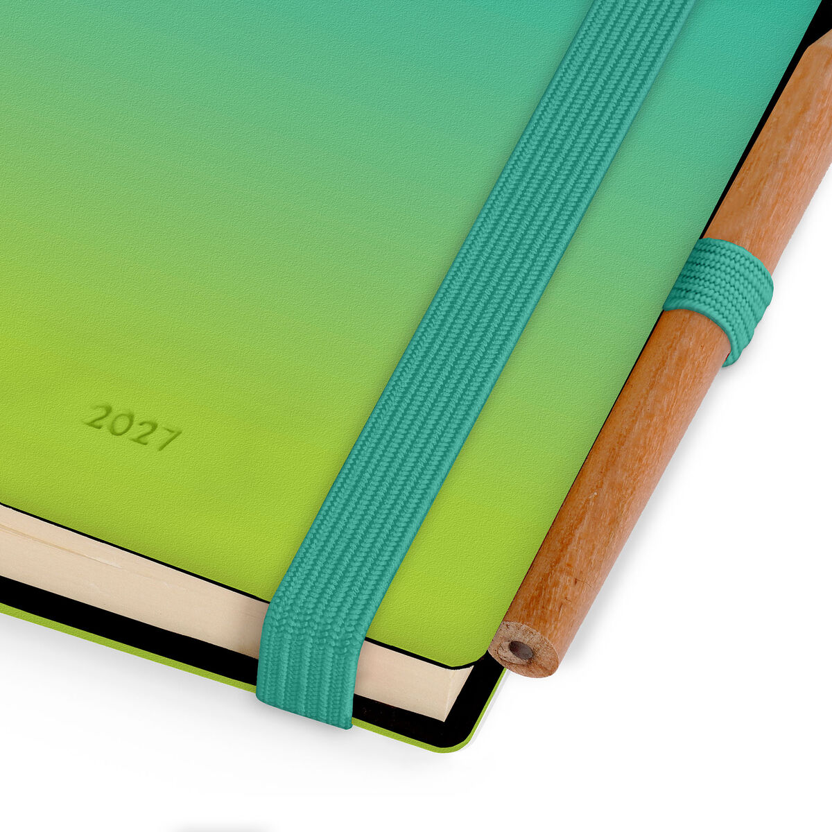 Legami 12-Monat Mini 2-Tagesbuch 2027 - Schades of Green