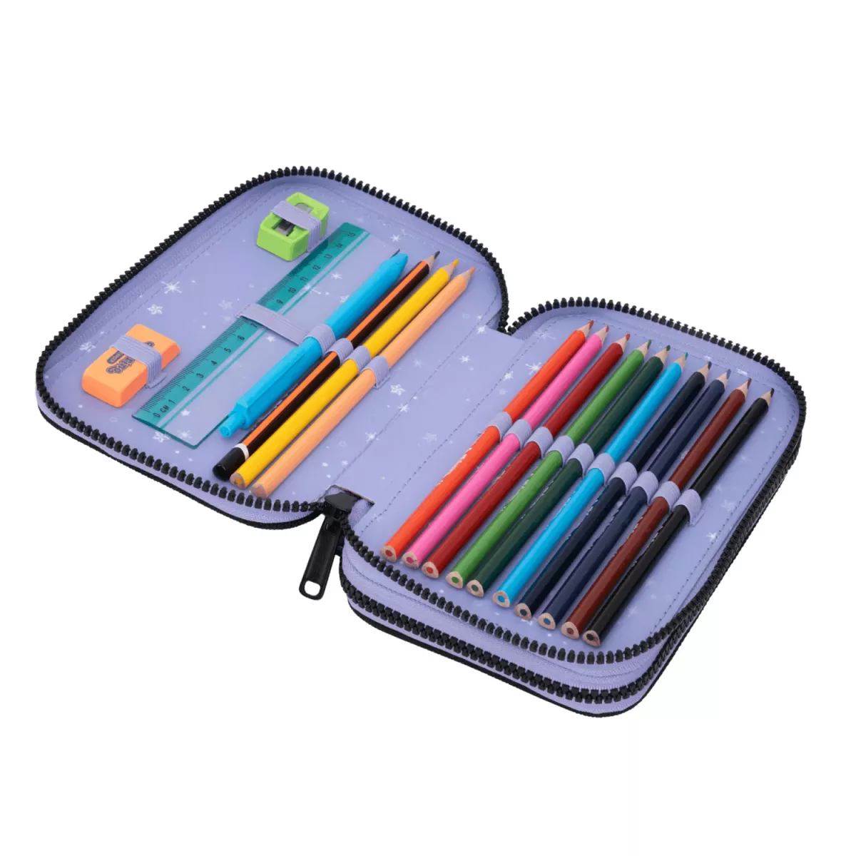 Coolpack JUMPER 2 gefülltes Etui Kuromi – 2 Fächer, 35-teilig