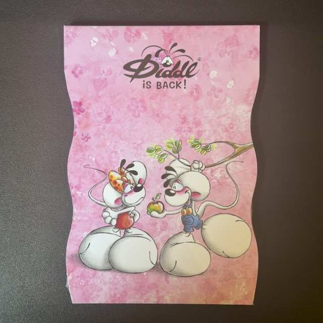 Diddl Notizblock mit Duft A5 - rosa