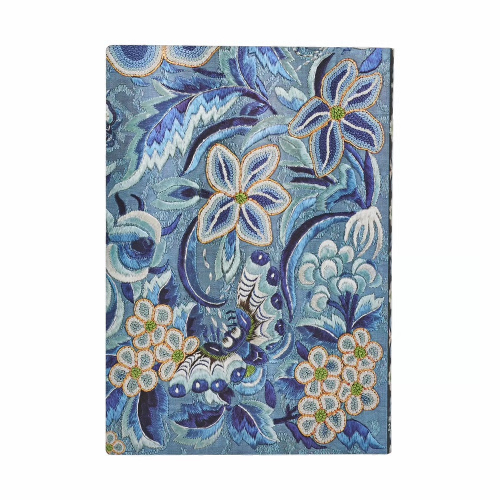 Paperblanks 2027 Blaue Weide Softcover Midi Horizontal 12-Monatskalender