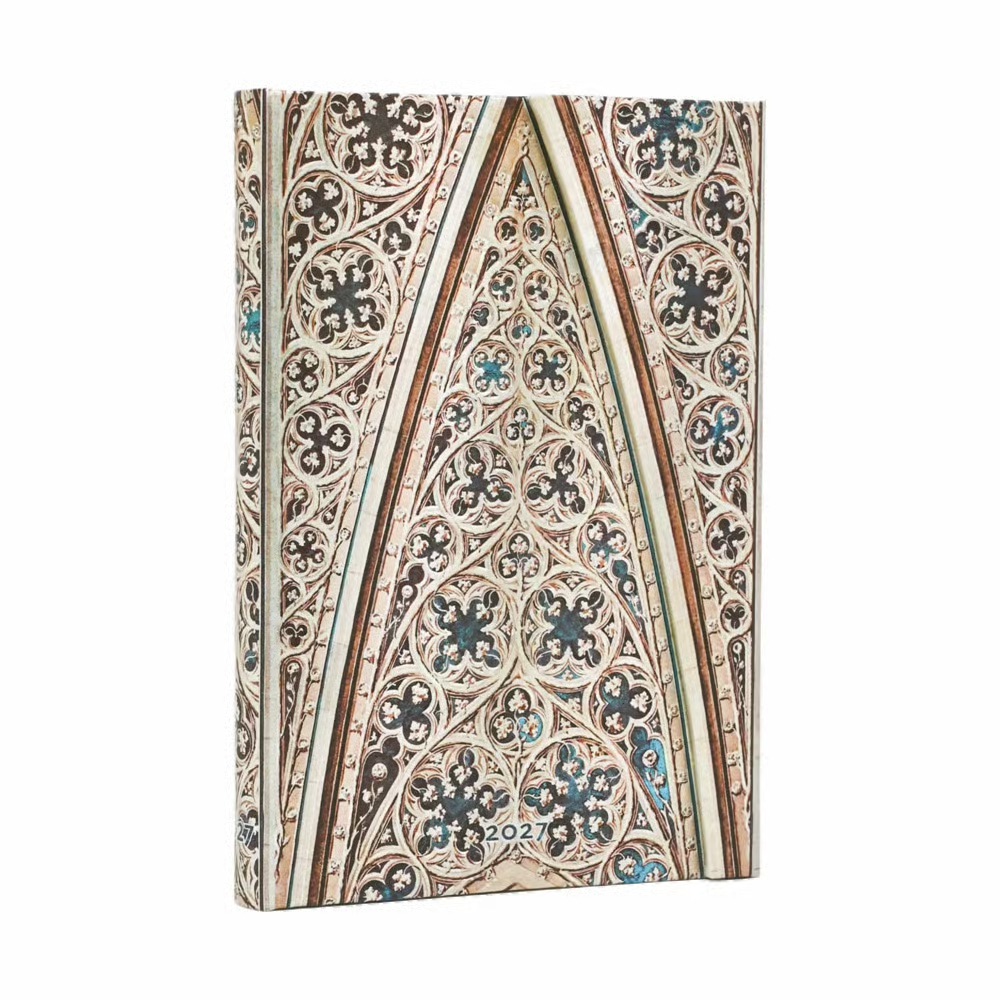 Paperblanks 2027 Gewölbe des Mailänder Doms Hardcover Mini Horizontal 12-Monatskalender