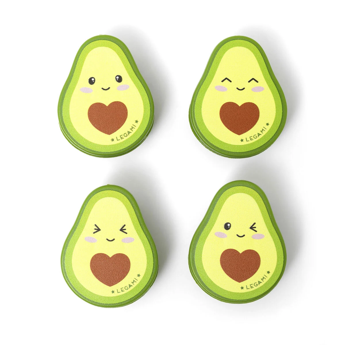 Legami - Verschlussklammern-Set  - Avocado