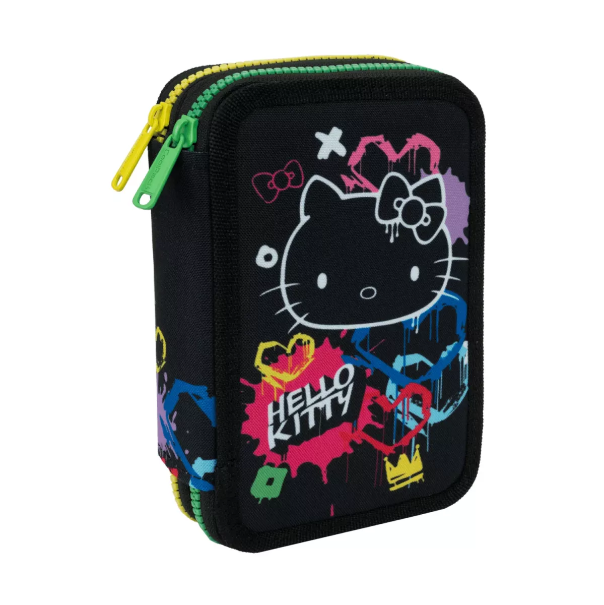 Coolpack JUMPER 2 gefülltes Etui Hello Kitty Graffiti – 2 Fächer, 35-teilig