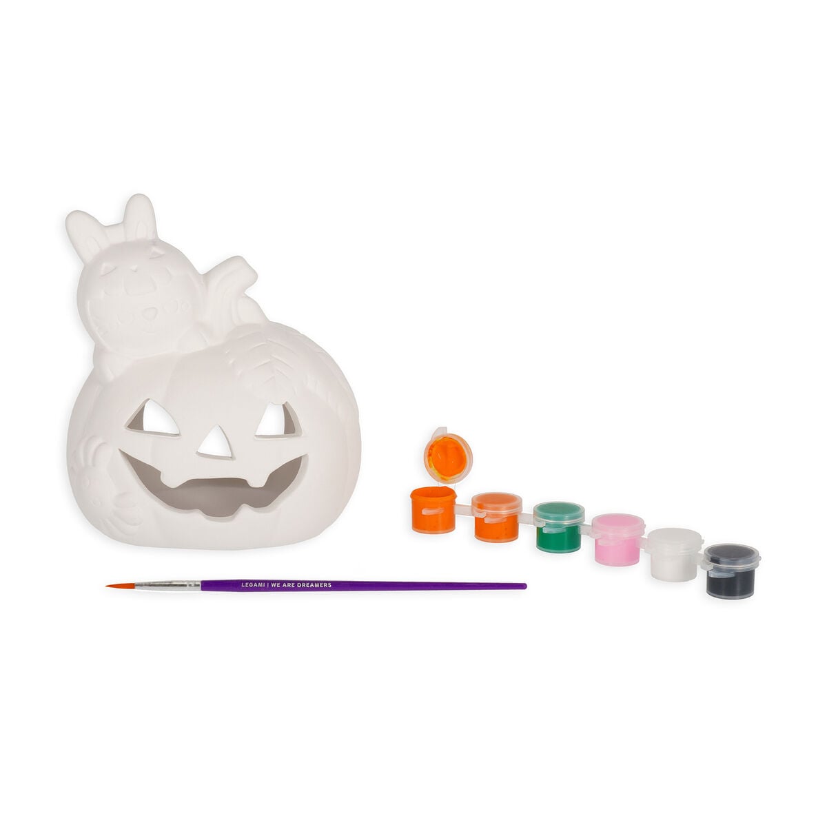 Legami Kerzenhalter-Deko-Set zum Bemalen - Paint Your Halloween