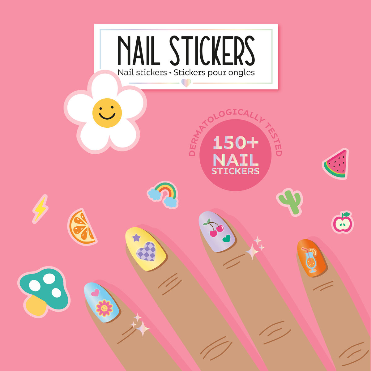 Legami Nagel Sticker - Nail Sticker - Groovy