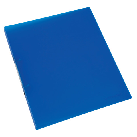 Q-CONNECT Schulordner, A4, 2-Ring, 16mm, PP, transluzent blau