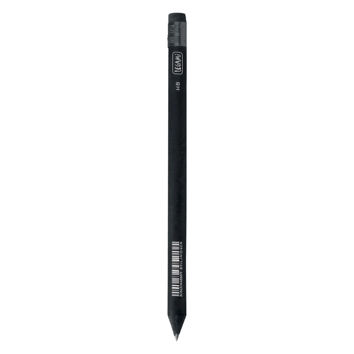 Legami dicker Bleistift (HB) mit Radiergummi - Black Pencil