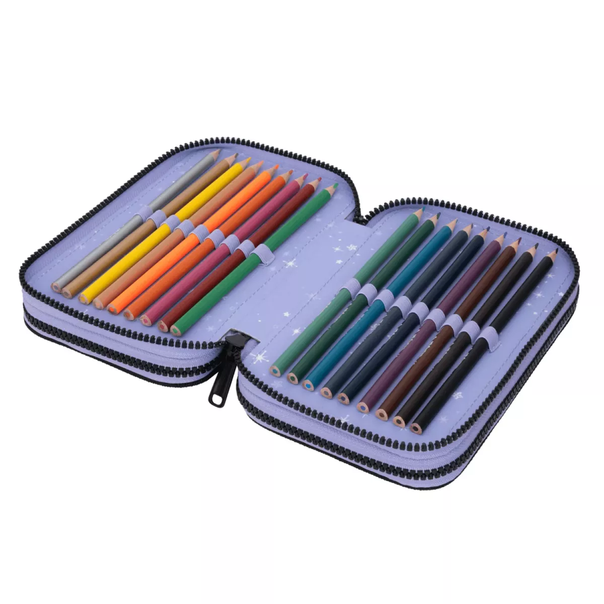 Coolpack JUMPER 3 gefülltes Etui Kuromi – 3 Fächer, 48-teilig