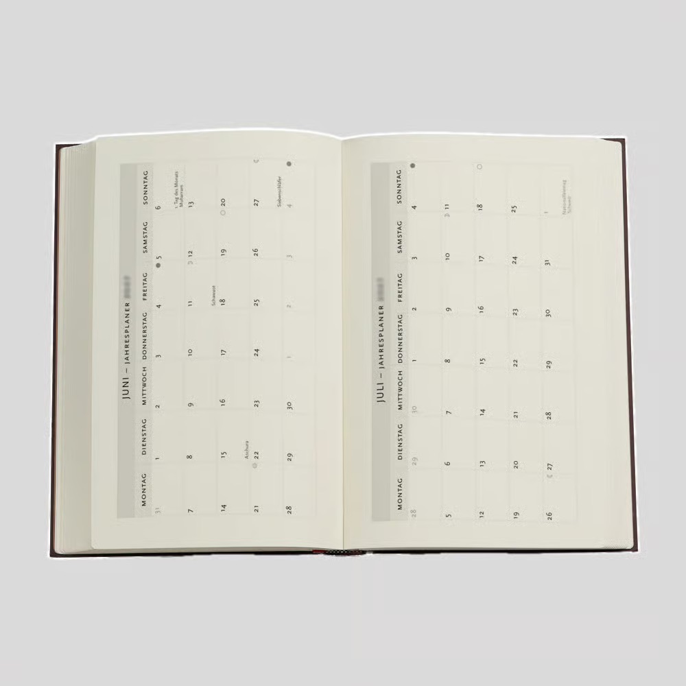 Paperblanks 2027 Black Edition Hardcover Maxi Horizontal 12-Monatskalender